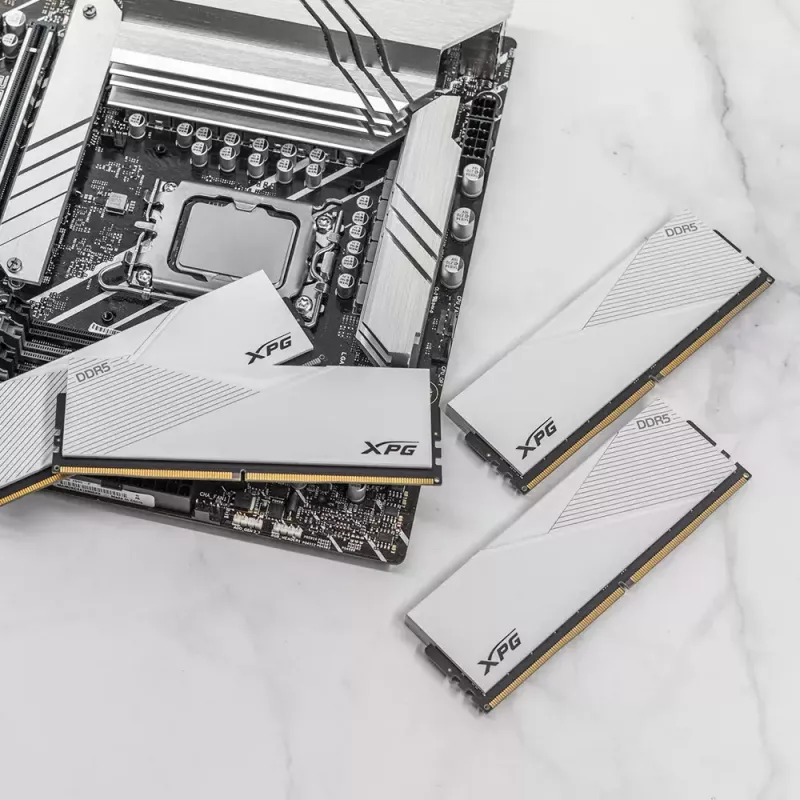 DIMM 16 GB DDR5-6000 , operačná pamäť biela, AX5U6000C3016G-CLAWH, Lancer, INTEL XMP