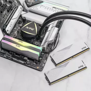 DIMM 64 GB DDR5-6000 (2x 32 GB) Dual-Kit, operačná pamäť biela, AX5U6000C3032G-DCLARWH, Lancer RGB, INTEL XMP