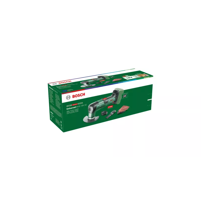 Bosch UniversalMulti 18V-32 čierna, zelená 19000 OPM