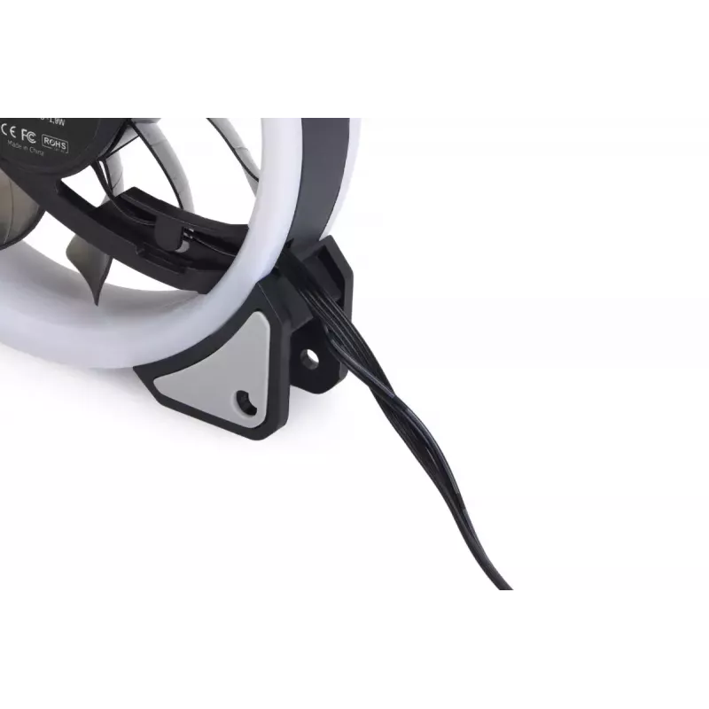 Ventilátor Alphacool Eiszyklon Aurora LUX Digital RGB 12 cm priehľadný
