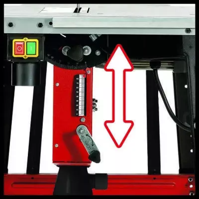 Einhell TC-TS 315 U 4340556 stolová kotúčová píla, 1800 W, kotúč 315 mm, hĺbka rezu 85 mm, 2950 ot./min, červená/čierna