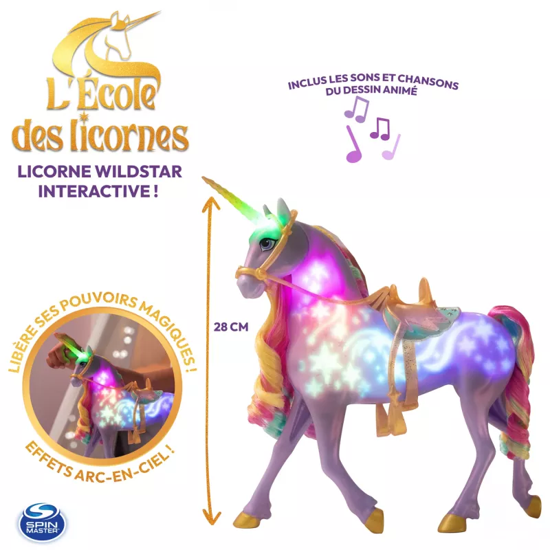 Spin Master Unicorn Academy - Svetelná mágia Wildstar, hracia figúrka