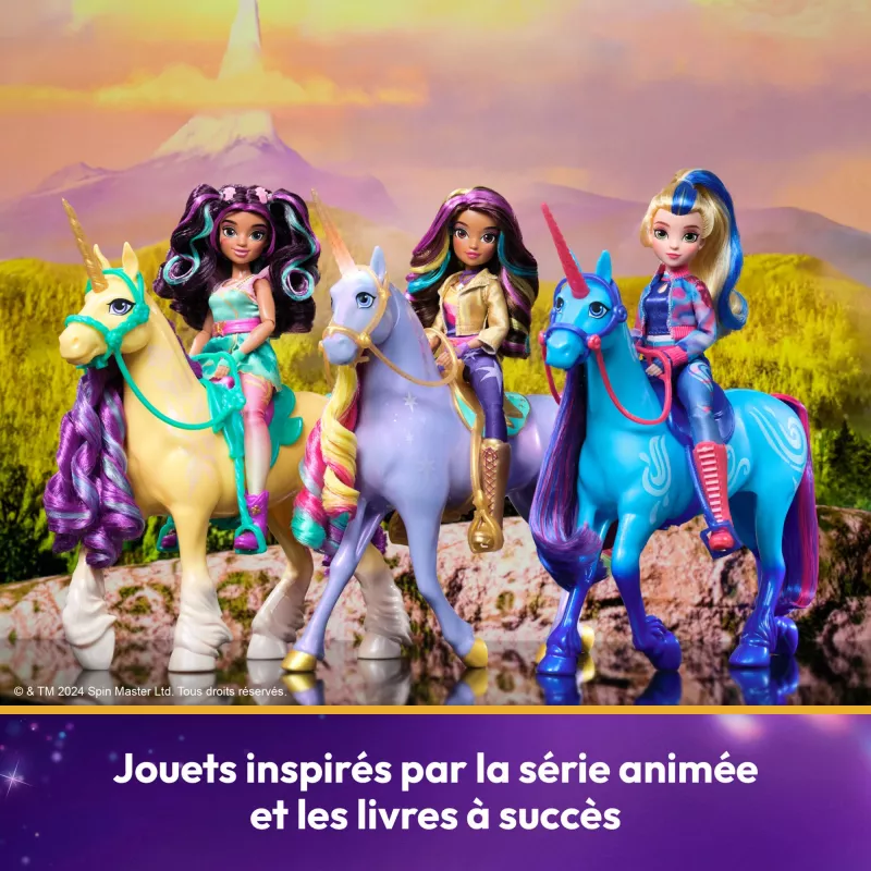 Spin Master Unicorn Academy - Svetelná mágia Wildstar, hracia figúrka