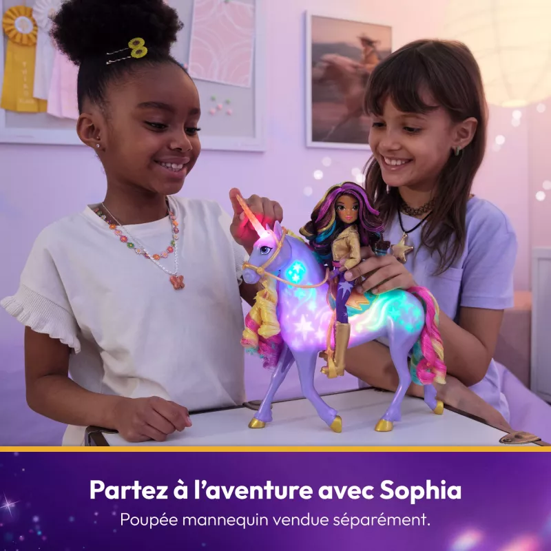 Spin Master Unicorn Academy - Svetelná mágia Wildstar, hracia figúrka