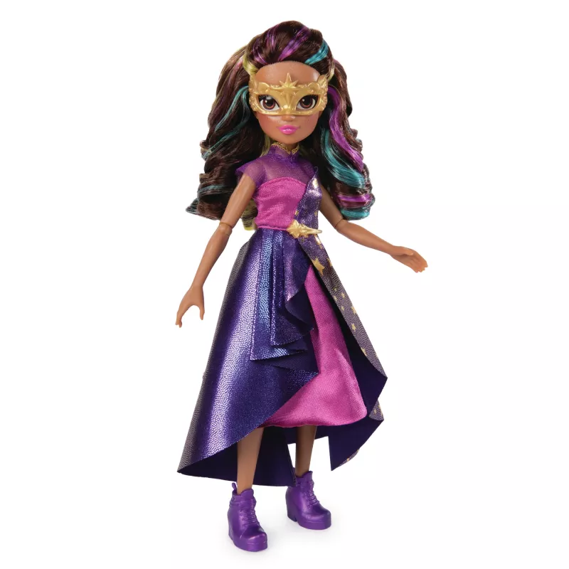 Módna bábika Spinmaster Unicorn Academy Sophia Masquerade 241 mm pestrá
