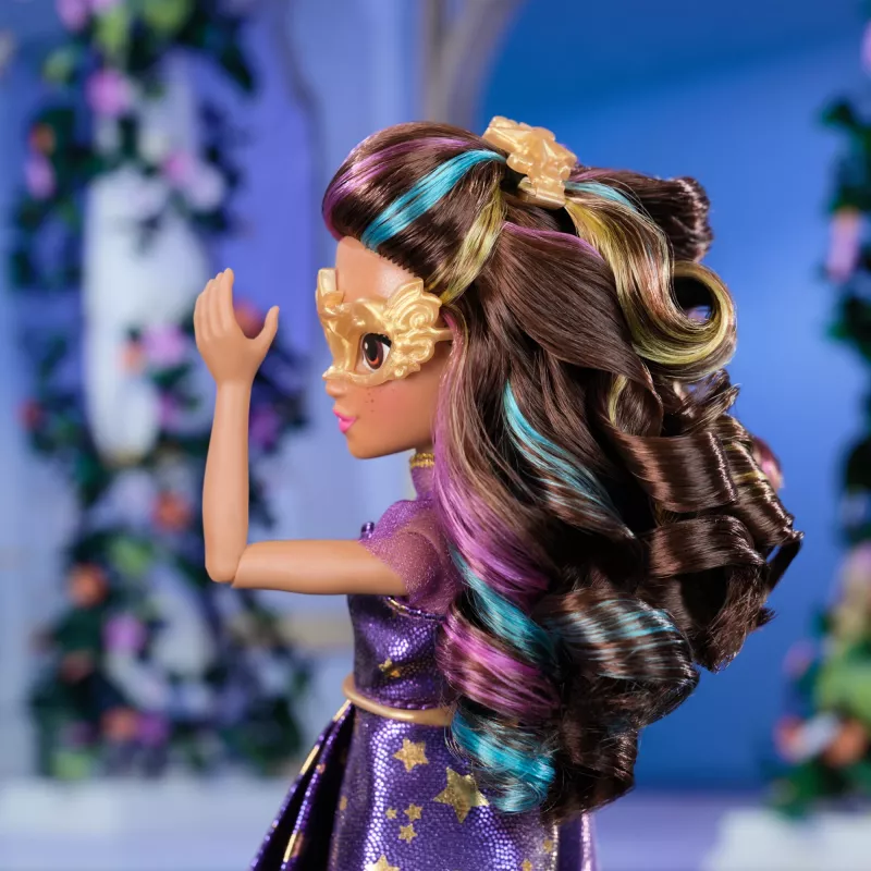 Módna bábika Spinmaster Unicorn Academy Sophia Masquerade 241 mm pestrá