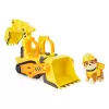 Buldozér hračka Spinmaster Rubble’s Bulldozer – plastová konštrukcia, pre deti od 3 rokov, čierna/oranžová/žltá