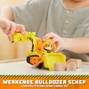 Buldozér hračka Spinmaster Rubble’s Bulldozer – plastová konštrukcia, pre deti od 3 rokov, čierna/oranžová/žltá