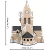 Stavebnica Cobi kostol Sainte-Mère-Église 2280 dielov 10 rokov