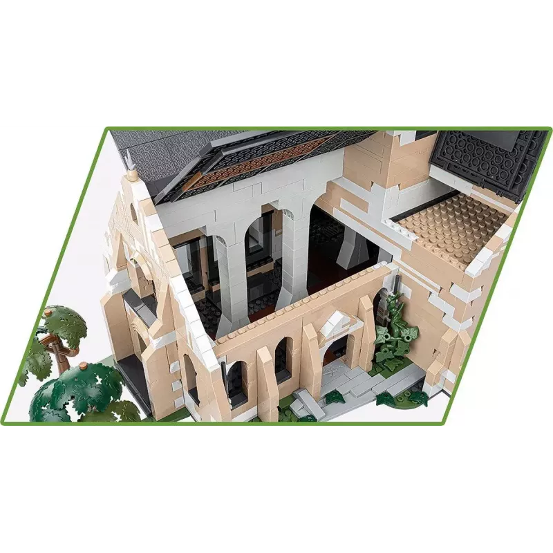 Stavebnica Cobi kostol Sainte-Mère-Église 2280 dielov 10 rokov