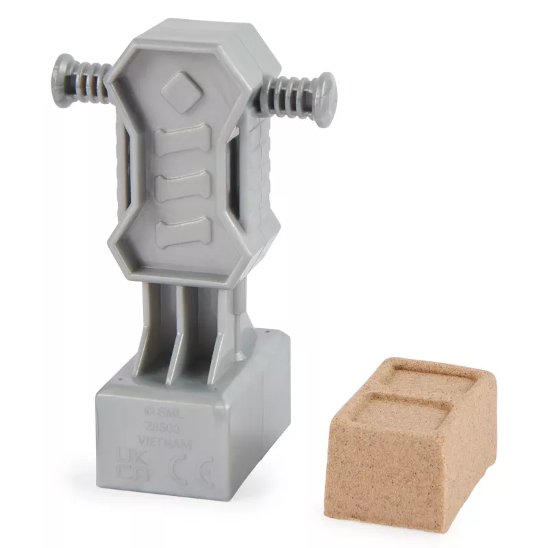 Sada akčných figúrok Usorteret Rubble and Mix s 3 oz Kinetic Build-It Sand a 2 ručnými stavebnými hračkami – vek 3+