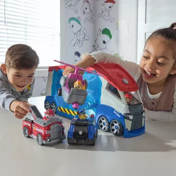 Sada vozidiel Spinmaster PAW Patrol Launche & Rescue Patroller, plast, pestrá, pre deti od 3 rokov