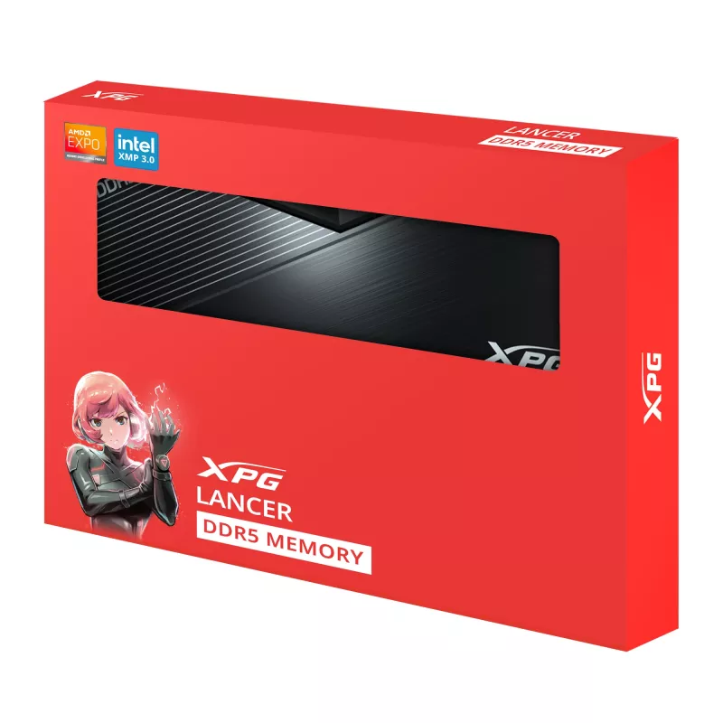 DIMM 32 GB DDR5-6000 (2x 16 GB) Dual-Kit, operačná pamäť čierna, AX5U6000C4816G-DTLABBK, XPG Lancer Blade, INTEL XMP, AMD EXPO