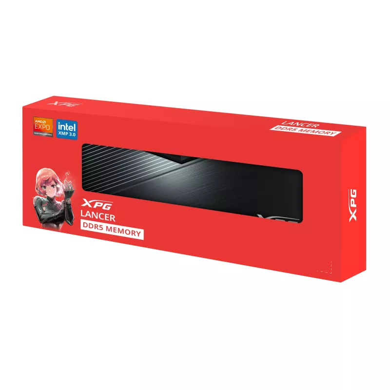 DIMM 16 GB DDR5-6000 (1x 16 GB), operačná pamäť čierna, AX5U6000C4816G-SLABBK, XPG Lancer Blade, INTEL XMP, AMD EXPO