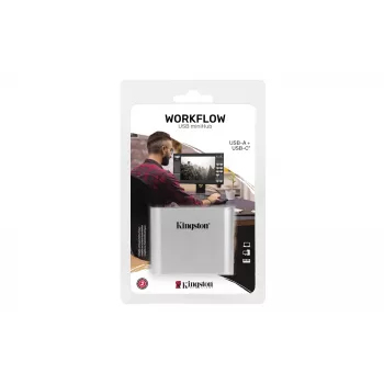 Kingston Technology USB 3.2 Gen 1 Workflow 5G USB-A a USB-C miniHub
