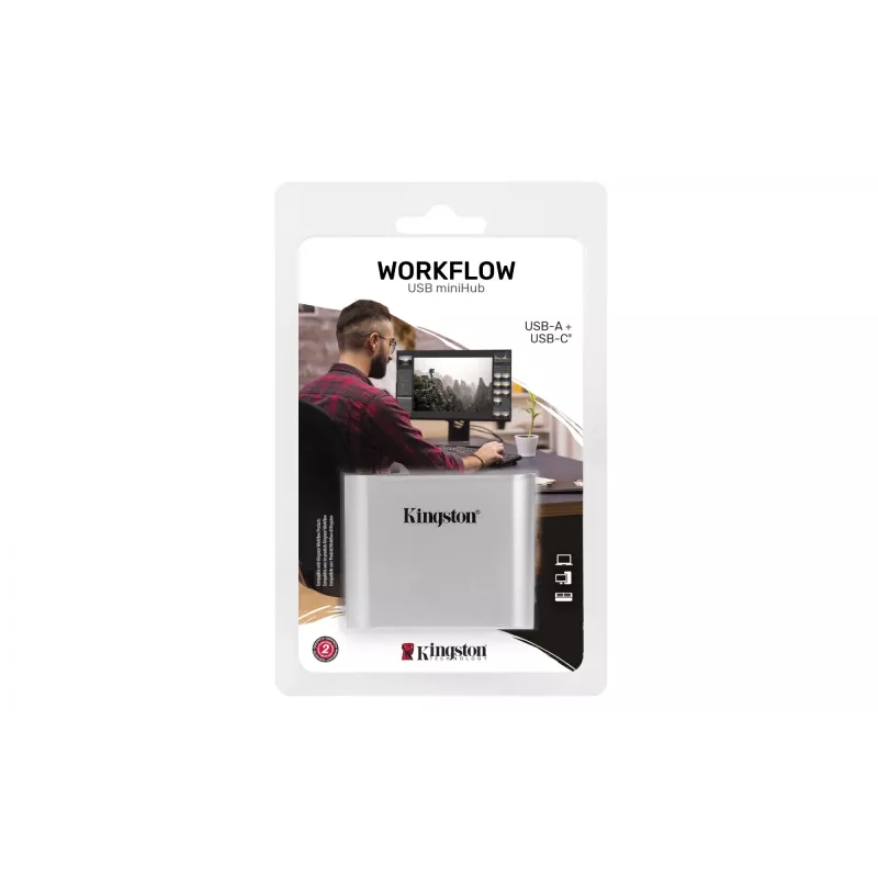 Kingston Technology USB 3.2 Gen 1 Workflow 5G USB-A a USB-C miniHub
