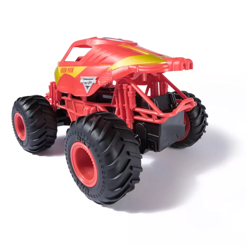 Monster Jam, Marvel Iron Man RC Monster Truck, mierka 1:24, hračka pre chlapcov a dievčatá od 3 rokov