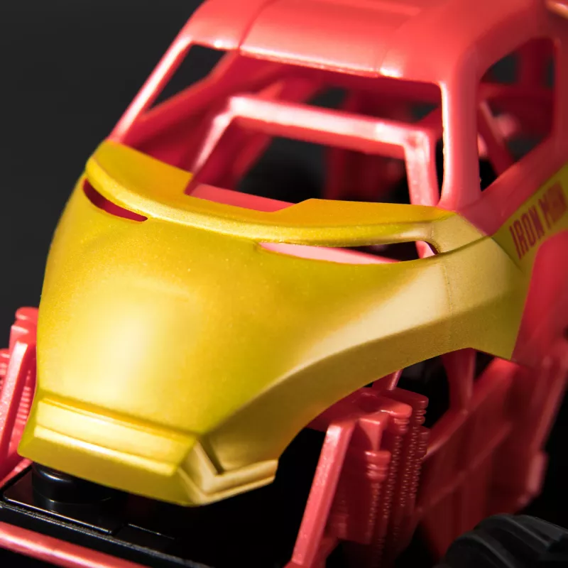 Monster Jam, Marvel Iron Man RC Monster Truck, mierka 1:24, hračka pre chlapcov a dievčatá od 3 rokov