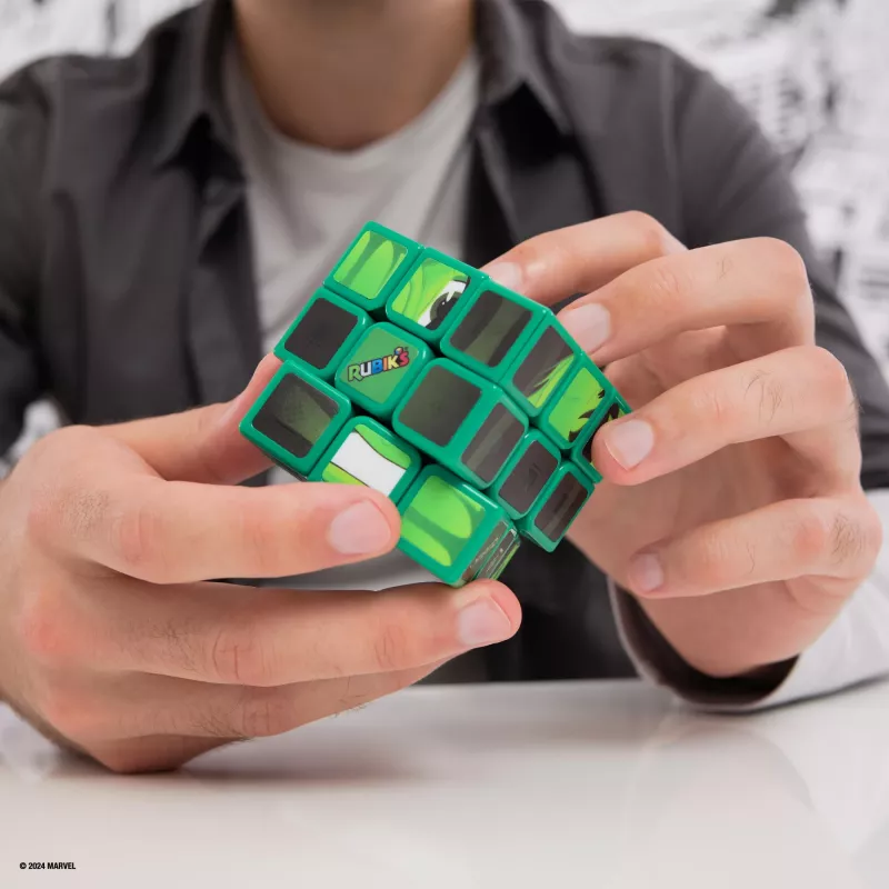 Spin Master Rubik's - Cubers 3x3 Hulk, zručnostná hra