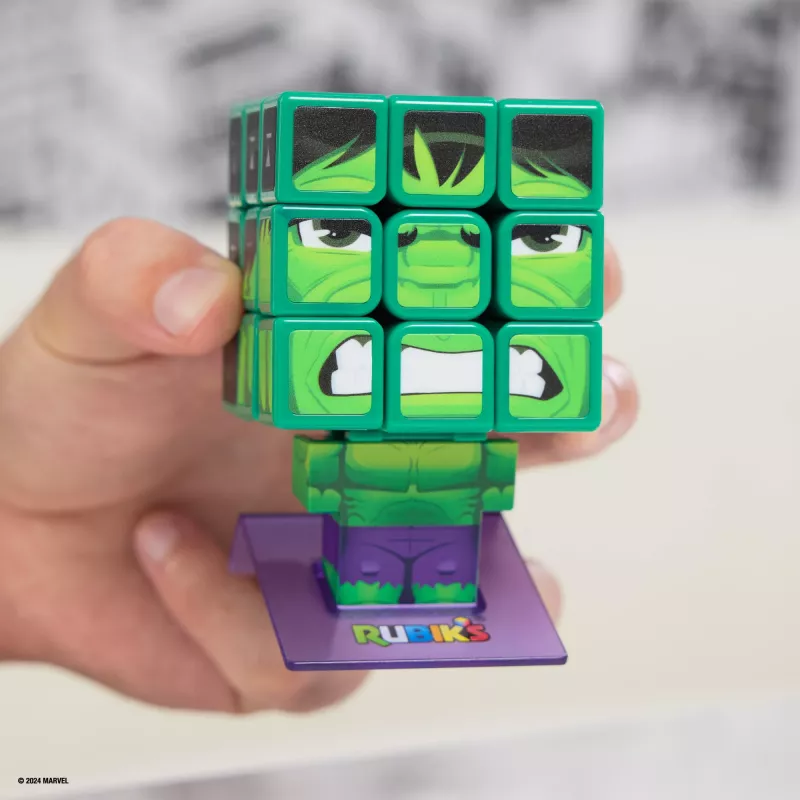 Spin Master Rubik's - Cubers 3x3 Hulk, zručnostná hra