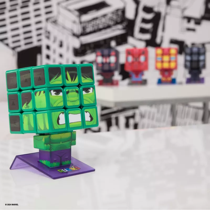 Spin Master Rubik's - Cubers 3x3 Hulk, zručnostná hra