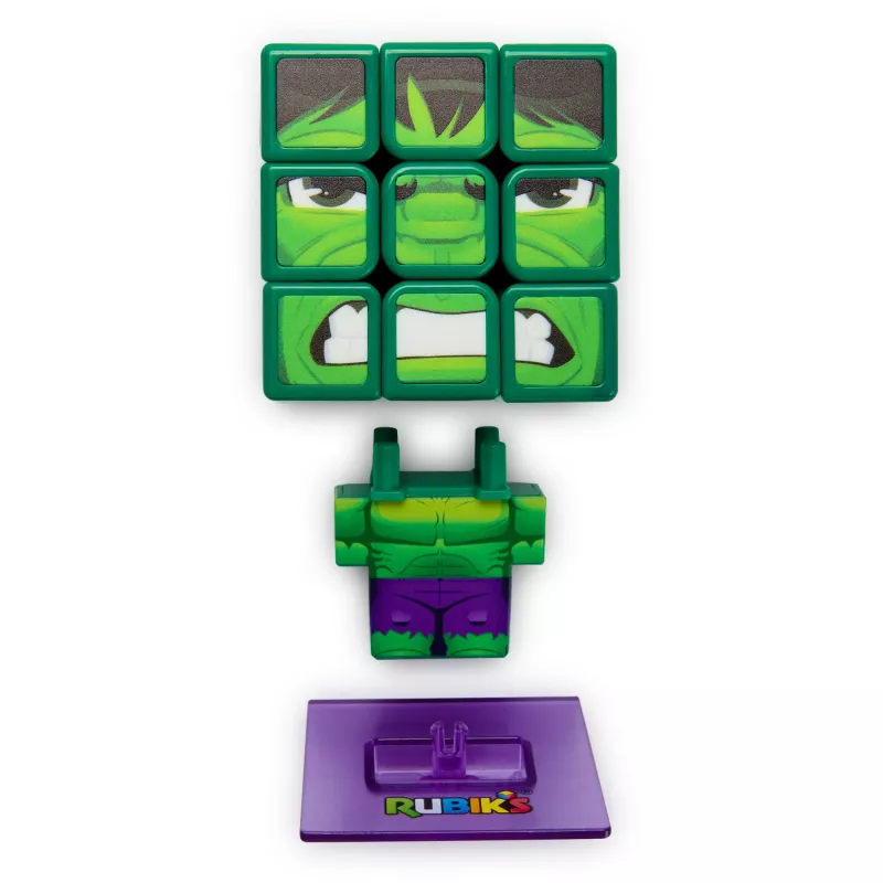 Spin Master Rubik's - Cubers 3x3 Hulk, zručnostná hra