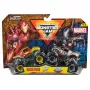 Monster Jam, Marvel Oficiálne nákladné autá Iron Man Vs. War Machine, mierka 1:64, hračka pre chlapcov a dievčatá od 3 rokov