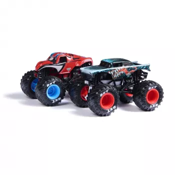 Monster Jam, Marvel Oficiálne nákladné autá Iron Man Vs. War Machine, mierka 1:64, hračka pre chlapcov a dievčatá od 3 rokov