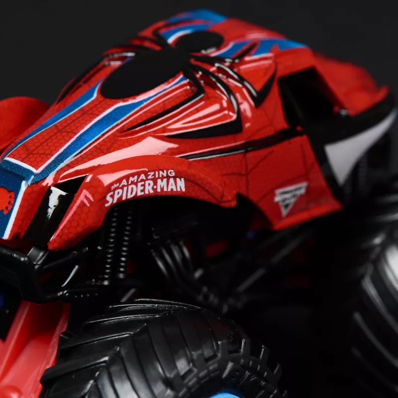 Monster Jam, Marvel Oficiálne nákladné autá Iron Man Vs. War Machine, mierka 1:64, hračka pre chlapcov a dievčatá od 3 rokov