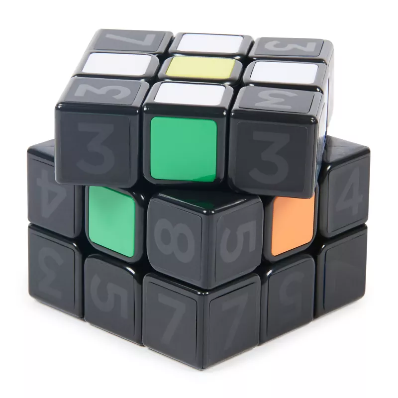 Rubik’s Coach Cube, naučte sa riešiť 3x3 kocku so samolepkami, návodom a videami | Fidget hračka na odbúranie stresu | Fidget kocka pre dospelých | od 8 rokov