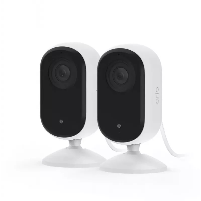 IP bezpečnostná kamera Arlo Essential 2K Indoor Security Camera 2-bal., bezdrôtová, interiérová