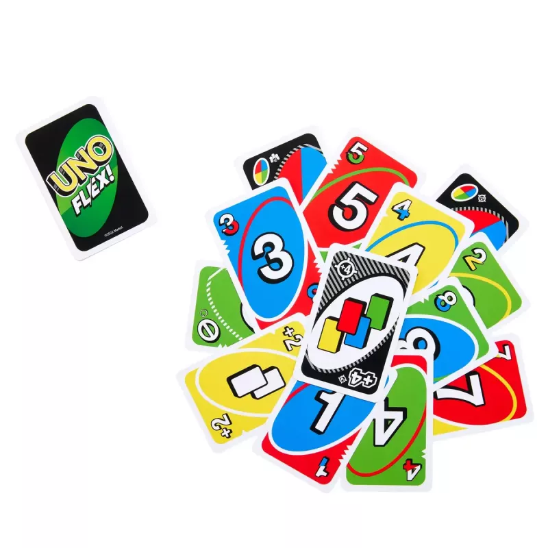 Kartová hra MATTEL Games UNO Flex — hra na odkladanie, vek 7+