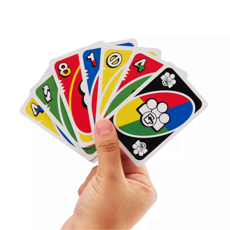 Kartová hra MATTEL Games UNO Flex — hra na odkladanie, vek 7+