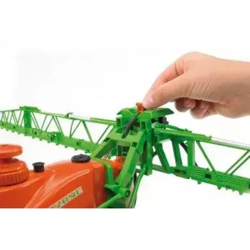 Príslušenstvo pre model BRUDER Amazone UX 5200 v mierke — plastová súčiastka zelená a oranžová