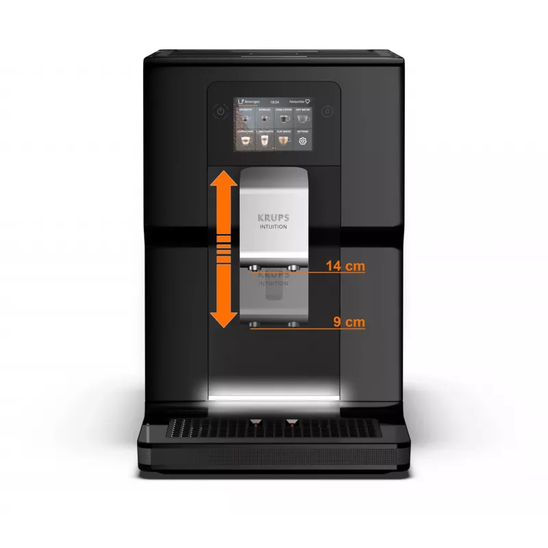 Krups Intuition Preference EA8738 plne automatický kávovar, 3 l, čierny