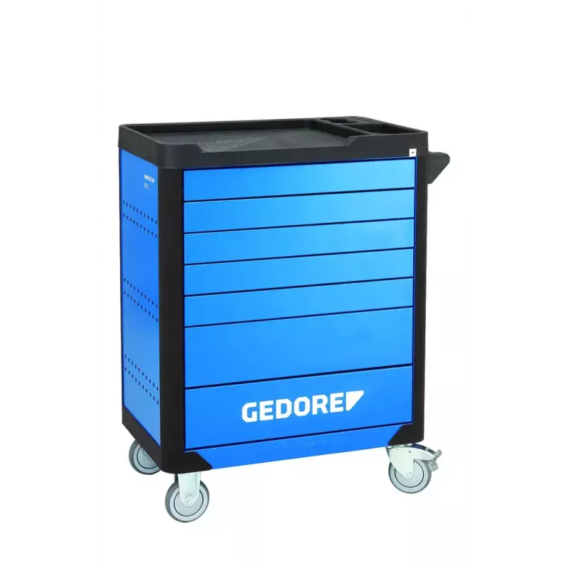 Gedore Workster Highline WHL-L7-TS-147 dielenský vozík, 147 náradí, modrý/čierny