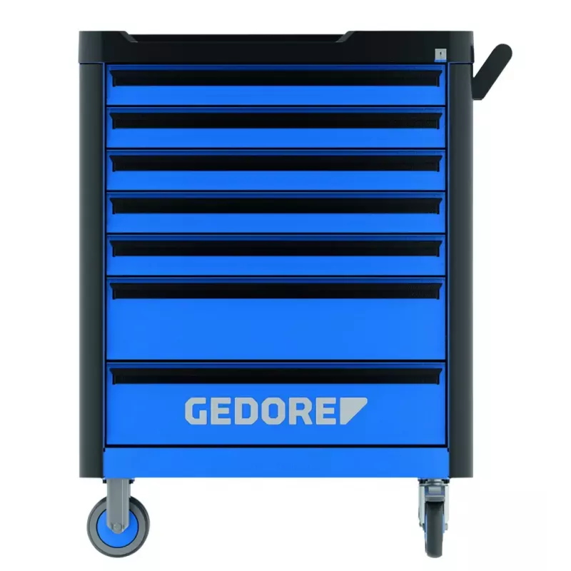 Gedore Workster Highline WHL-L7-TS-147 dielenský vozík, 147 náradí, modrý/čierny