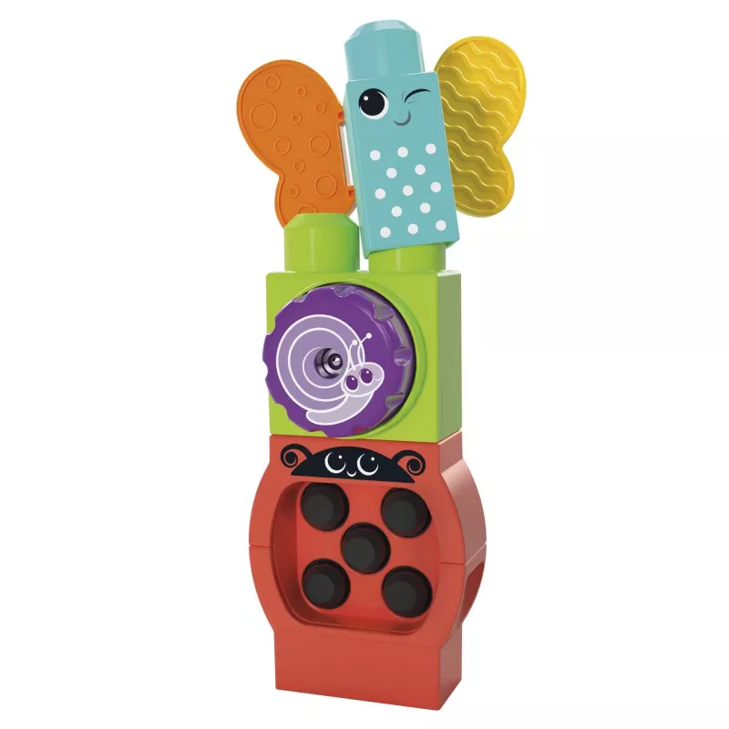 Stavebnica MEGA BLOKS Move 'n Groove Caterpillar od MATTEL — 30 dielov, plast, viacfarebná, od 1 roka