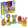Stavebnica MEGA BLOKS Move 'n Groove Caterpillar od MATTEL — 30 dielov, plast, viacfarebná, od 1 roka