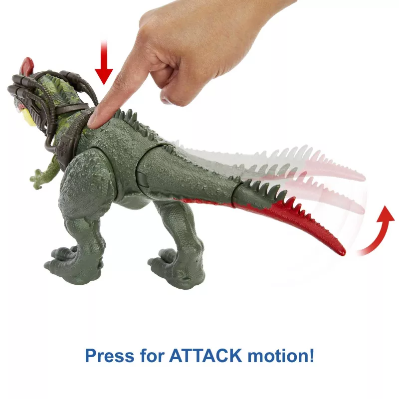 Jurassic World GIGANTIC TRACKERS Sinotyrannus zelená červená plast 4+