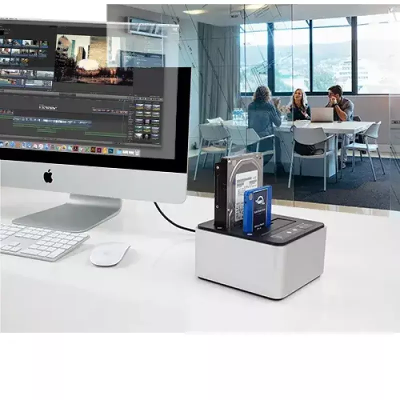 Drive Dock USB-C, dokovacia stanica strieborná/čierna