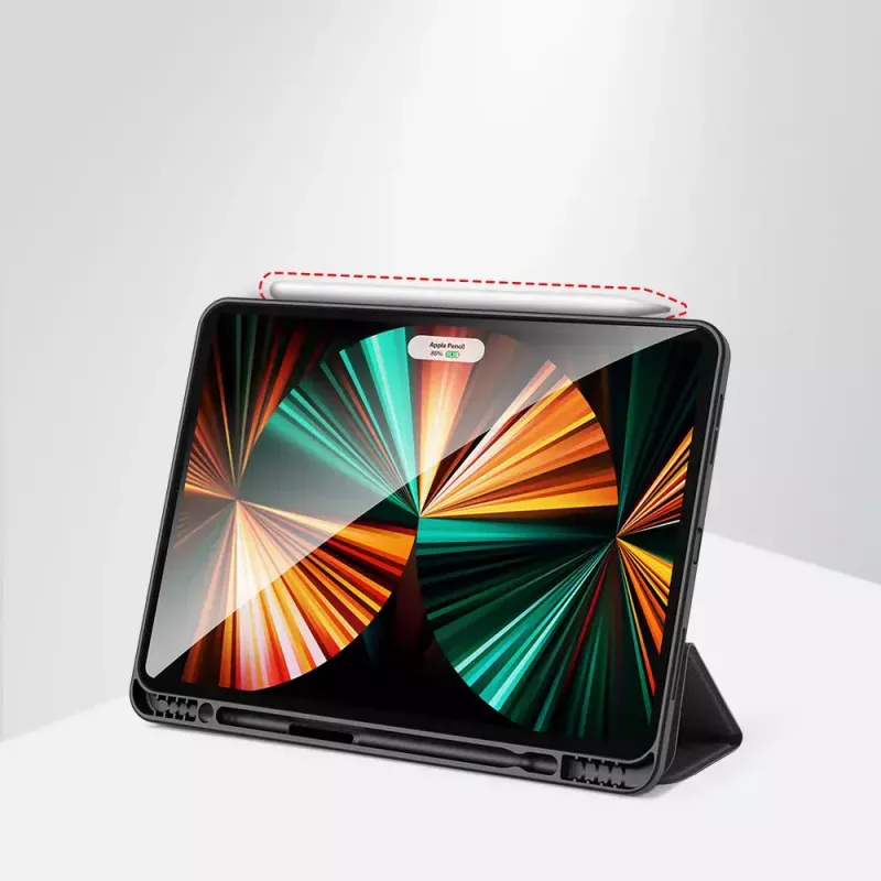 Nevox Vario Series 2347 knižkové puzdro pre Apple iPad Pro 13 palcov (33 cm) M4/M5, PU, magnetické zatváranie, sivé
