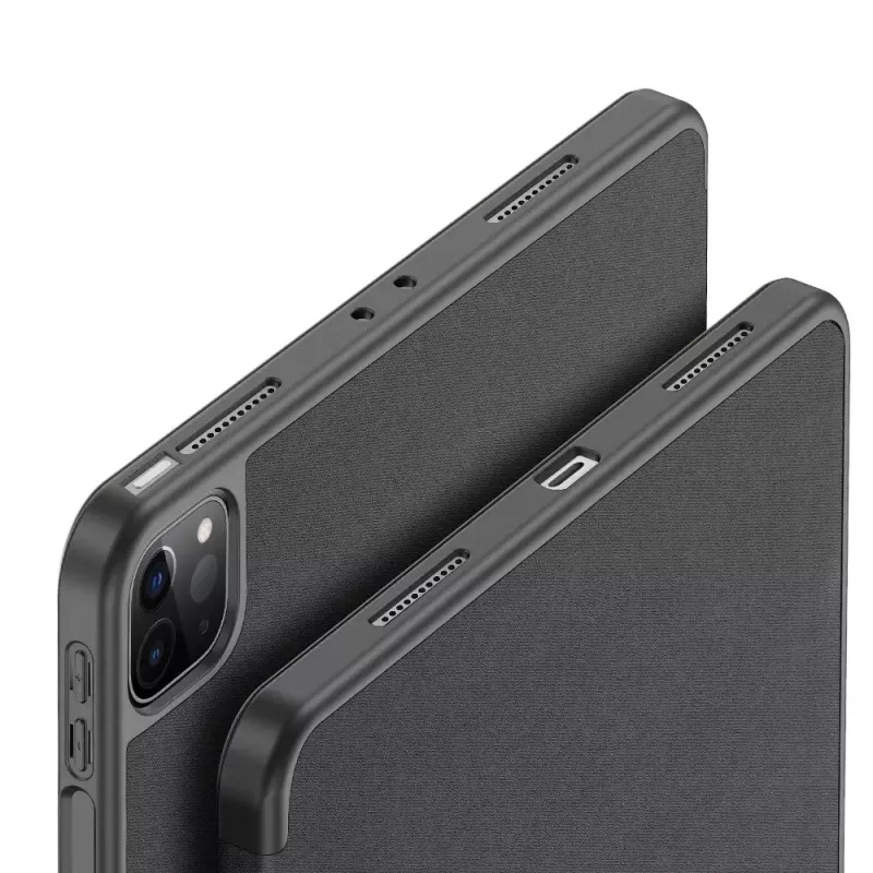Nevox Vario Series 2347 knižkové puzdro pre Apple iPad Pro 13 palcov (33 cm) M4/M5, PU, magnetické zatváranie, sivé