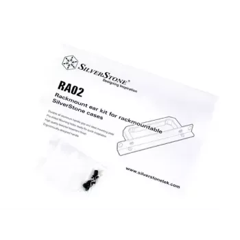 SilverStone SST-RA02B Súprava na montáž do racku pre skrinky GD07/GD08/GD09/GD10, čierna