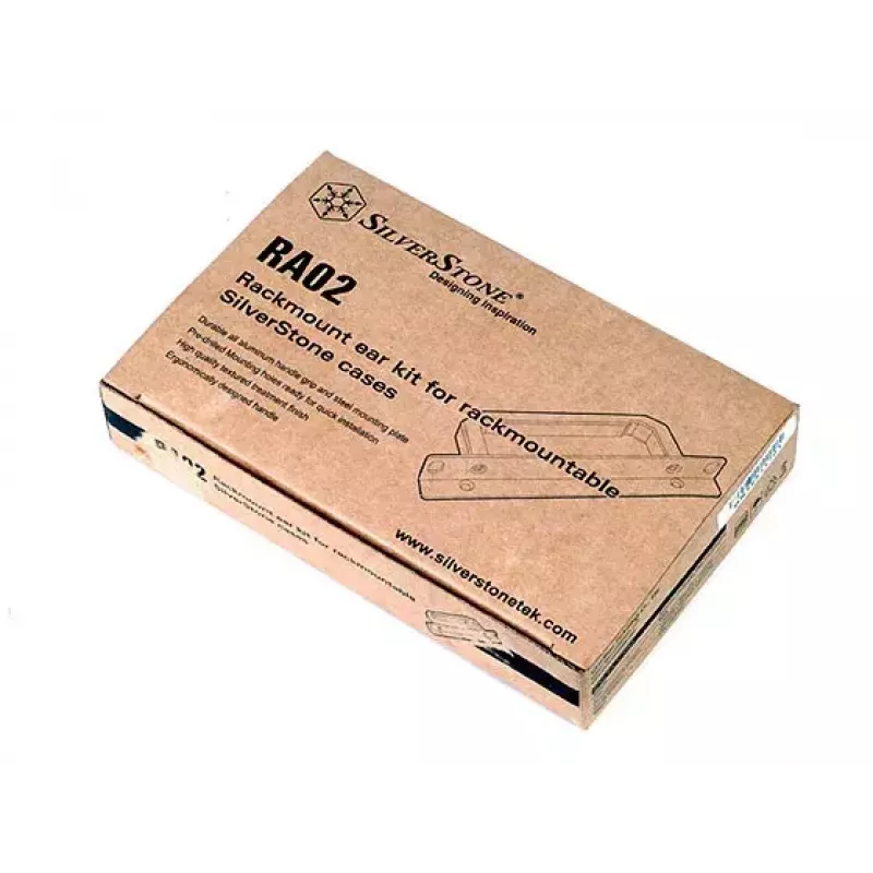 SilverStone SST-RA02B Súprava na montáž do racku pre skrinky GD07/GD08/GD09/GD10, čierna