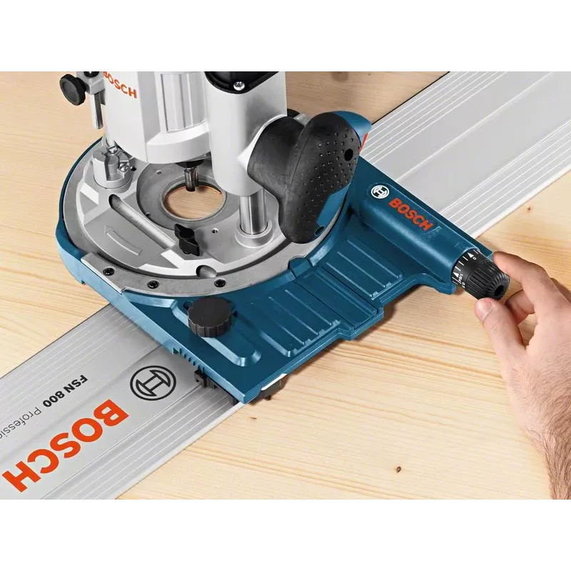 Bosch Professional FSN OFA 1600Z0000G adaptér vodiacej lišty pre horné frézky, hliníkový, modrý