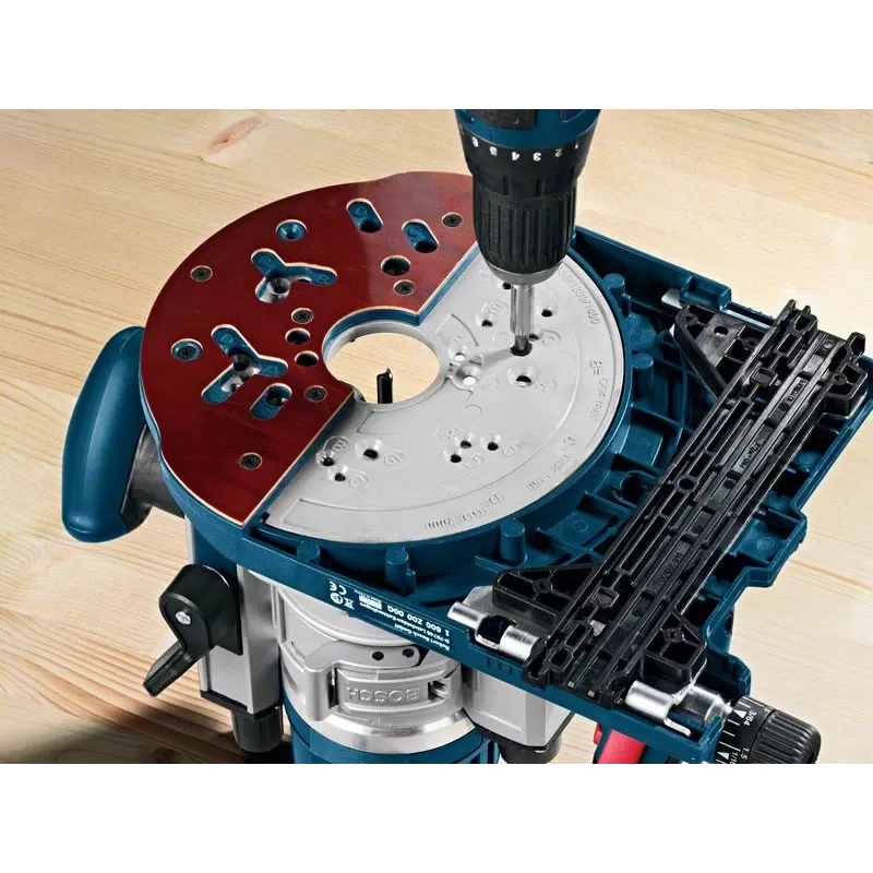 Bosch Professional FSN OFA 1600Z0000G adaptér vodiacej lišty pre horné frézky, hliníkový, modrý