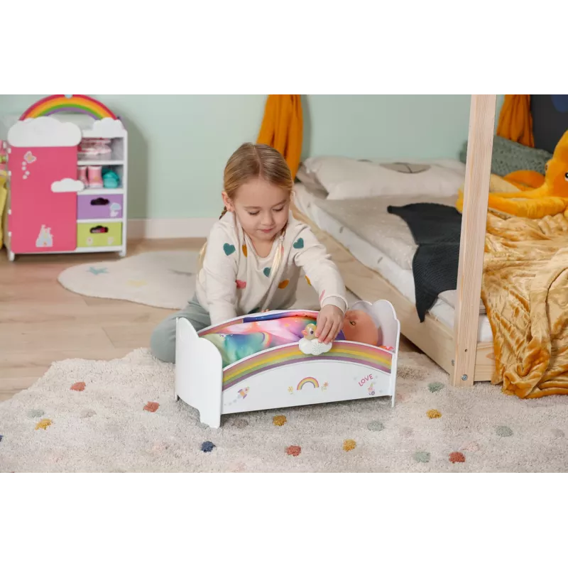 Zapf Creation BABY born Rainbow Bed 835999 nábytok pre bábiky