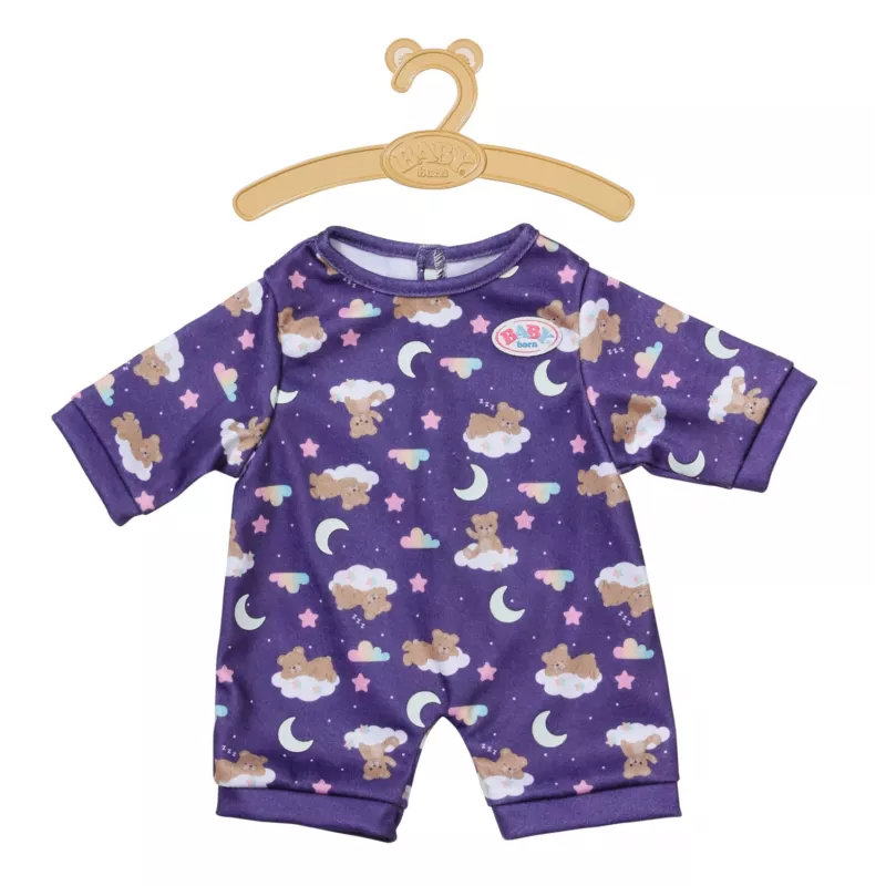 BABY born Teddy pyžamo Glow in the Dark, kombinéza pre bábiky, 1 rok