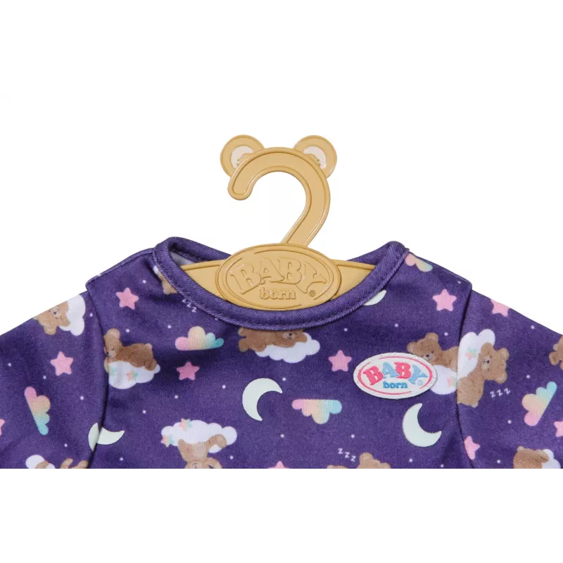 BABY born Teddy pyžamo Glow in the Dark, kombinéza pre bábiky, 1 rok